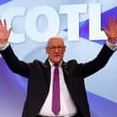 First Minister John Swinney after giving a speech during the 92nd SNP conference at the weekend (Picture: Jeff J Mitchell/Getty Images)