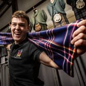 Craig Ferguson, 20, is walking from Glasgow to Munich for the Brothers in Arms charity (Picture: Brothers In Arms/PA Wire)