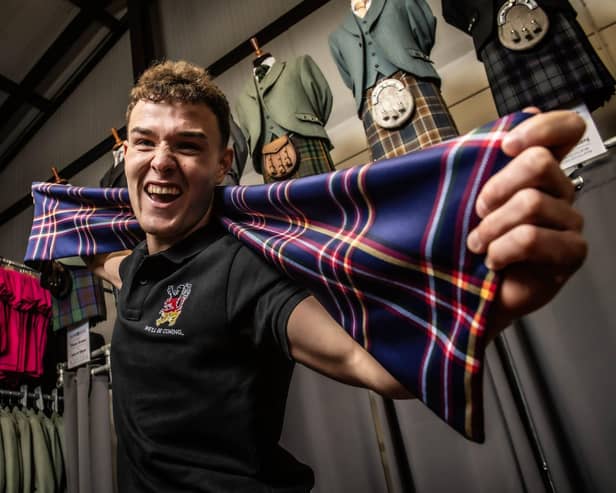 Craig Ferguson, 20, is walking from Glasgow to Munich for the Brothers in Arms charity (Picture: Brothers In Arms/PA Wire)