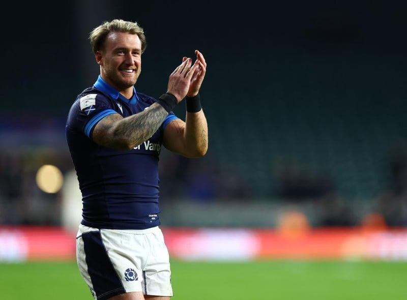 Full-back Stuart Hogg is the only player on this list to still be playing. He'll be hoping to add as many caps as possible to the 99 Scotland appearances he's made since his debut in 2012.