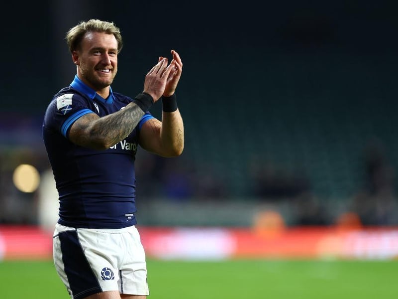 Before retiring in 2023 full-back Stuart Hogg played exactly 100 times for his country - making his international debut in 2012.