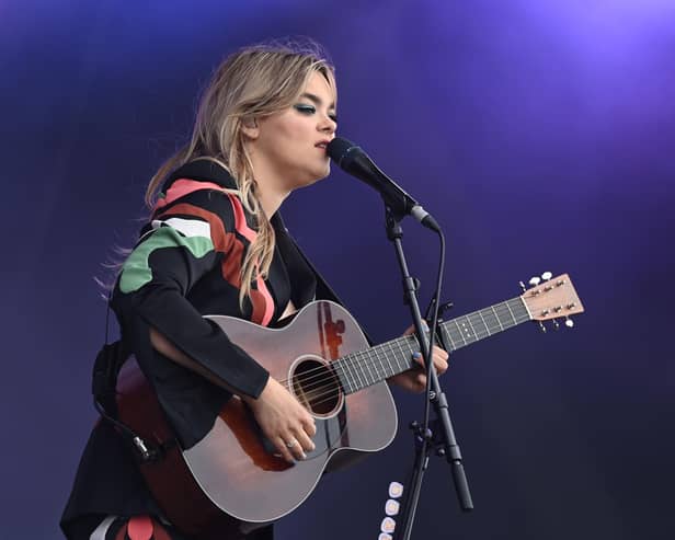 Klara Soderberg of First Aid Kit PIC: Kate Green/Getty Images