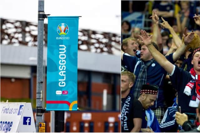 Glasgow City Council announced last month it would hold a fan zone event at Glasgow Green during Euro 2020