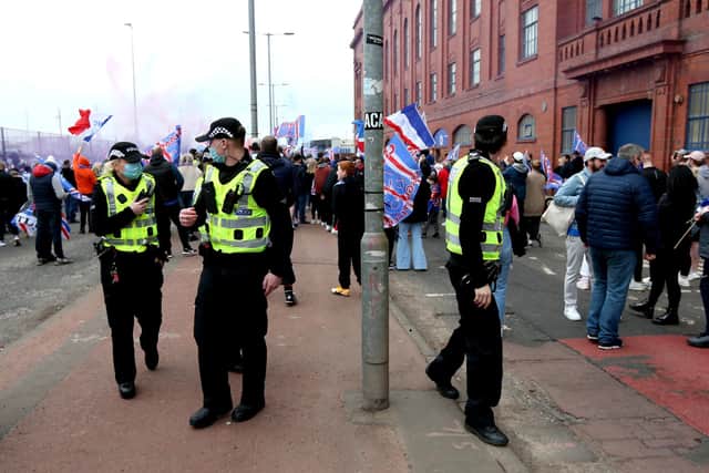Police urge fans to 'follow coronavirus laws' as the Old Firm fixture nears