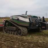 The Dutch-developed AgBot 5.115T2, a 156hp dual tracked autonomous tractor.