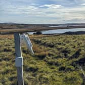 A sensor at Calanais. Other popular heritage and visitor sites  in the Western Isles will be fitted with the technology to help manage flows of holidaymakers given car parking and access on often narrow single-track roads can be an issue at the most popular locations. PIC: Mark Stone.