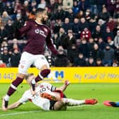 Hearts' Josh Ginnelly scores to make it 4-0 against a floored Aberdeen team at Tynecastle.