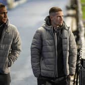 Rangers' Alfredo Morelos, left, and Ryan Kent are out of contract in the summer.