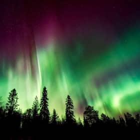 The aurora borealis.