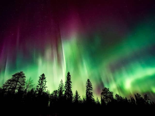 The aurora borealis.
