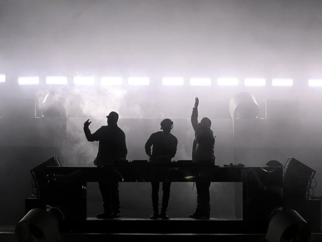 Swedish supergroup Swedish House Mafia - Axwell, Steve Angello and Sebastian Ingrosso - have a reported net worth of $100 million and are best known for the track 'Don't You Worry Child'.