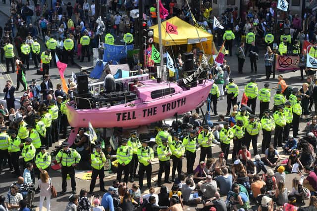 Extinction Rebellion protesters take advantage of the tolerance of protest inherent in liberalism (Picture: Leon Neal/Getty Images)