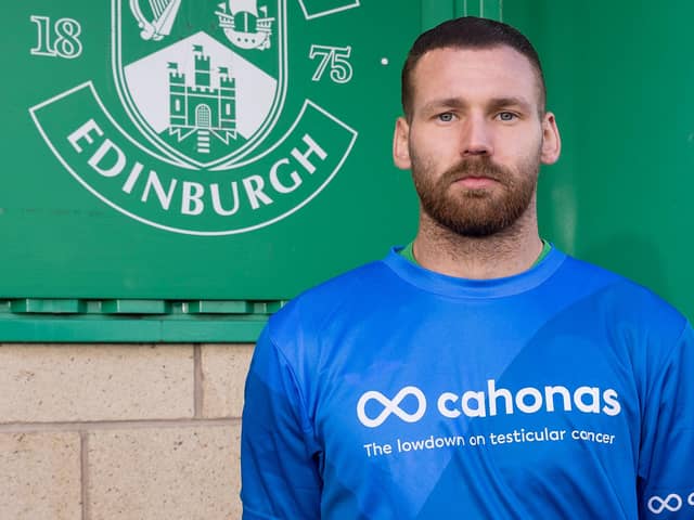 To launch the partnership, stars Martin Boyle, Lewis Stevenson and Kevin Dabrowski took a break from training, donned Cahonas Scotland t-shirts, and issued a plea to supporters to check themselves regularly.
