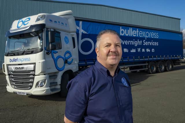 David McCutcheon, co-founder and chief executive at Bullet Express. Picture: Peter Devlin
