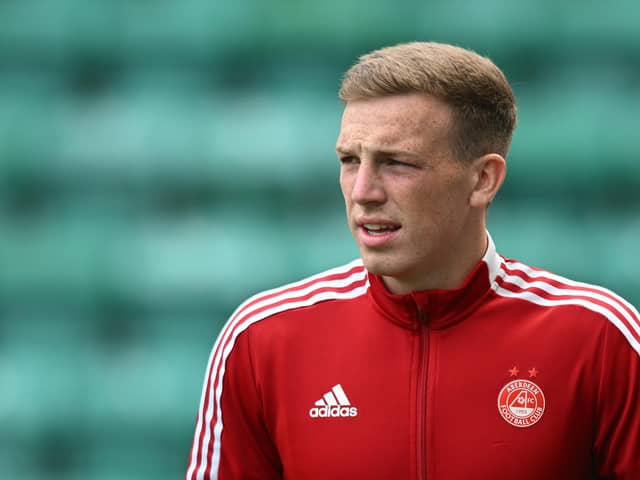 Aberdeen's Lewis Ferguson was subject of bids from Watford.