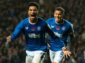 Rangers' Malik Tillman celebrates scoring the only goal of the match in the 1-0 win over Hearts. (Photo by Mark Scates / SNS Group)