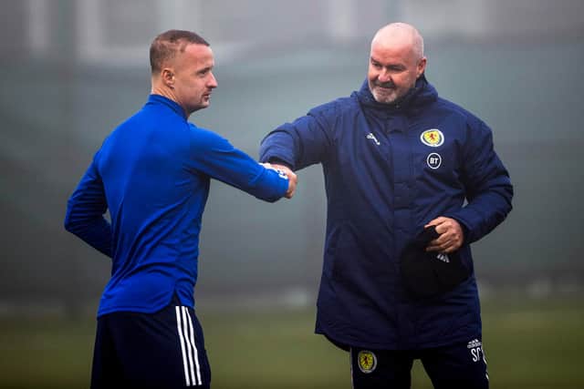 Celtic striker Leigh Griffiths has been left out of Steve Clarke's Scotland squad for next week's World Cup qualifiers (Photo by Craig Williamson / SNS Group)