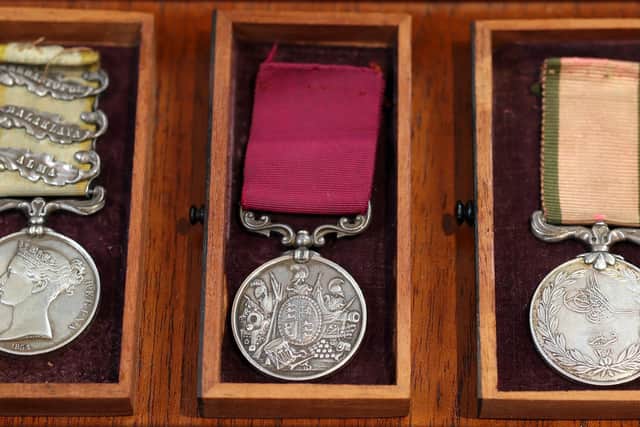 Webb's medals for long service, good conduct and fighting in the Crimea