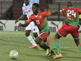 Reported Rangers target Parfait Guiagon in action for Maccabi Tel-Aviv. (Photo credit should read ISSOUF SANOGO/AFP via Getty Images)