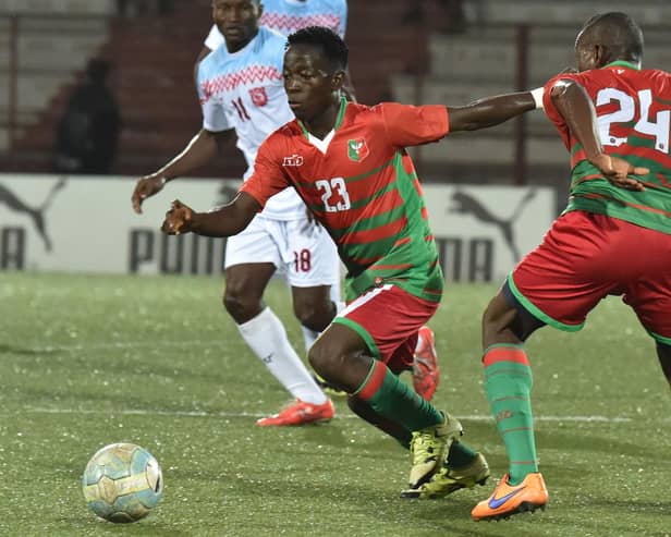 Reported Rangers target Parfait Guiagon in action for Maccabi Tel-Aviv. (Photo credit should read ISSOUF SANOGO/AFP via Getty Images)