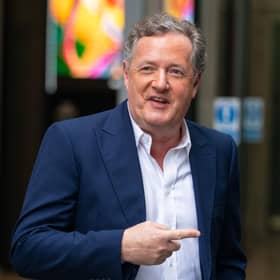 Piers Morgan leaves BBC Broadcasting House, London, after appearing on the BBC One current affairs programme, Sunday Morning. Picture date: Sunday January 16, 2022. PA Photo.