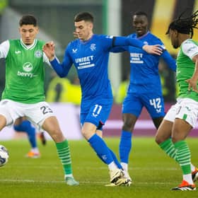 Nectarios Triantis, left, played well against Rangers in a new role.