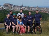 Davy Zyw with his brothers Tommy and Sorely, Wife Yvie & son mates and team mates Craig Paul, Ryan Brennan and Malcom Holwill. Picture by Stewart Attwood