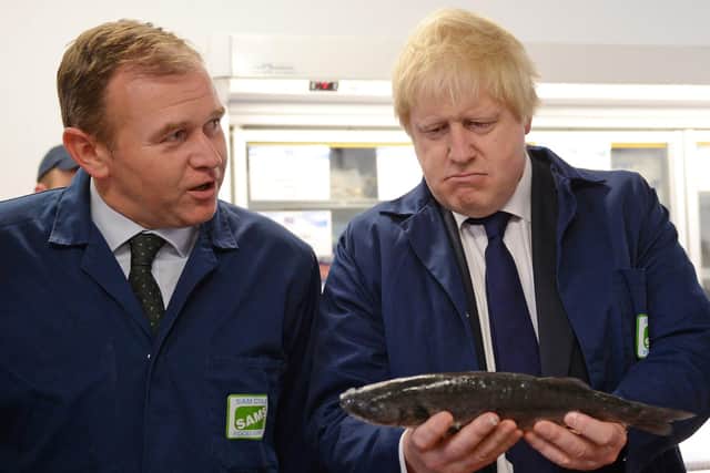 Boris Johnson has declared he would get Nicola Sturgeon “more fish than she can possibly consume” for Christmas.