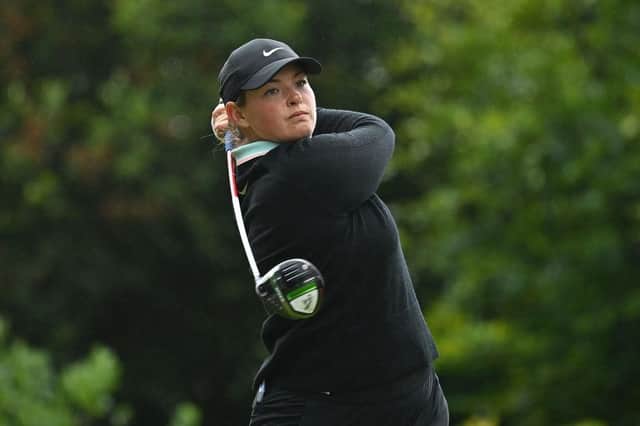 Caroline Inglis, pictured in action in last week's ISPS Handa World Invitational at Galgorm Spa & Golf Resort in Northern Ireland, won the Rose Ladies Series event at Scotscraig. Picture: Charles McQuillan/Getty Images.