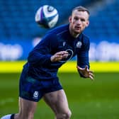 Scotland's Rory Hutchinson has been selected at full-back.  (Photo by Gary Hutchison / SNS Group/ SRU)