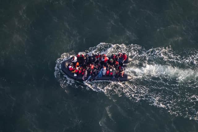 Creating 'safe and legal routes' for migrants could lead to rates of immigration far higher than they are today (Picture: Sameer Al-Doumy/AFP via Getty Images)