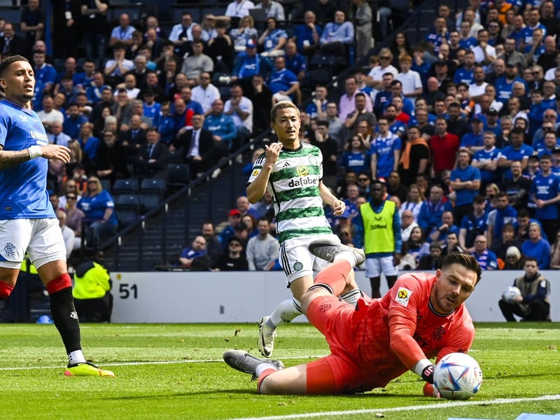 English keeper has been near-perfect this season for Rangers, but he will not want to remember this cup final. While Paulo Bernardo's shot did move, Butland knows he should have dealt better with it, shovelling the ball into path of Adam Idah for late winner. 4
