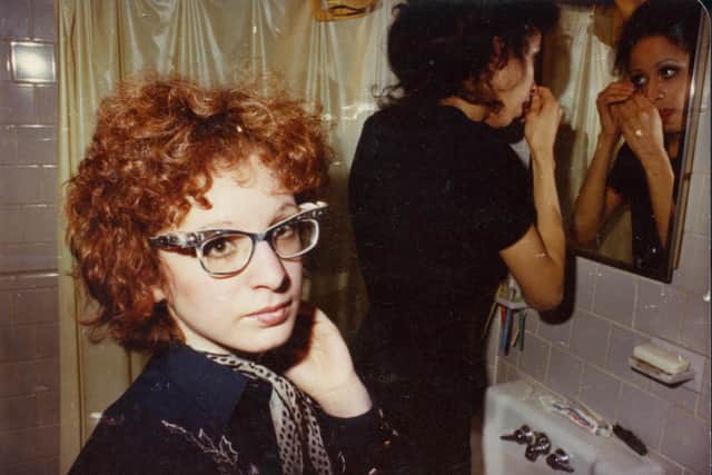 Nan Goldin with Bea Boston in a scene from The Beauty and the Bloodshed