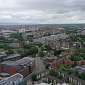 An aerial view of Glasgow. More than 24,000 disabled Scots are waiting for social housing, according to figures obtained by the Scottish Conservatives. Picture: Richard McCarthy/PA Wire