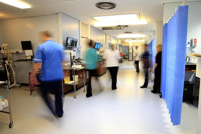 Staff on an NHS hospital ward. Photo: Peter Byrne/PA Wire