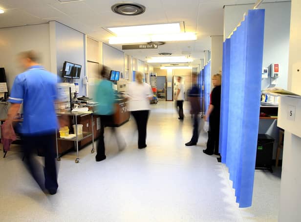 Staff on an NHS hospital ward. Photo: Peter Byrne/PA Wire