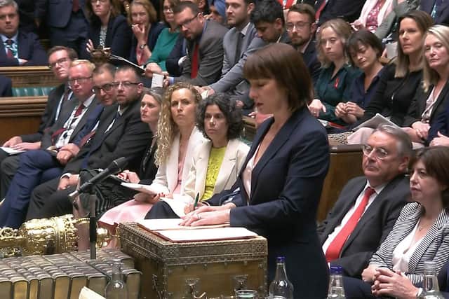Chancellor of the Exchequer Rachel Reeves making a statement in the House of Commons on public finances following the audit of the spending inheritance left by the previous administration.