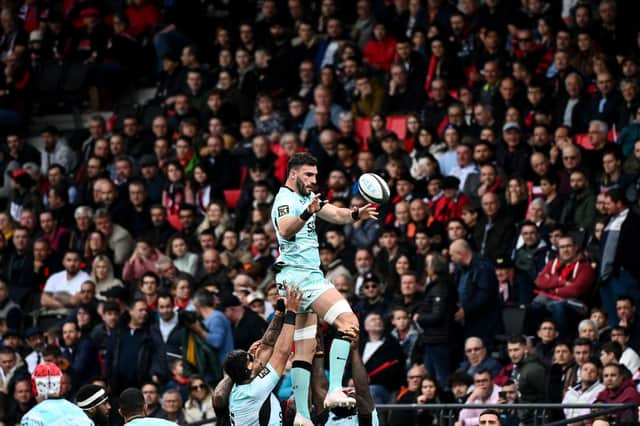 Toulon's Charles Ollivon has had his red card overturned.  (Photo by OLIVIER CHASSIGNOLE/AFP via Getty Images)