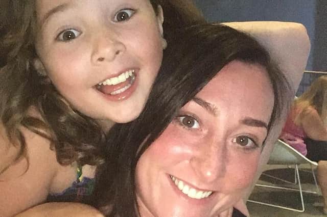 Kimberly Darroch and her daughter Milly Main, who died aged 10 after contracting an infection at the Queen Elizabeth University Hospital in Glasgow. PIC: Contributed.