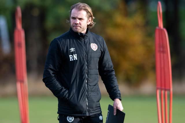 Hearts manager Robbie Neilson will continue to play the 3-4-3 system. (Photo by Mark Scates / SNS Group)