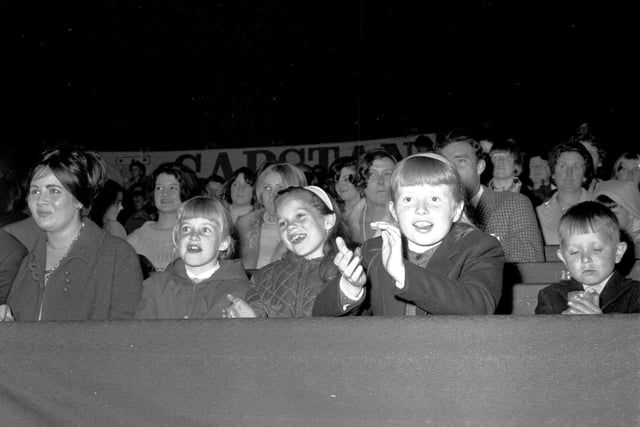 Children in the Murrayfield audience were clearly enjoying Billy Smart's Circus.