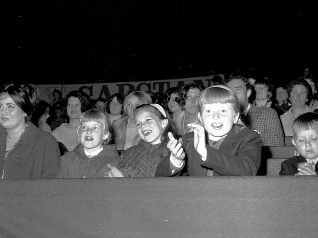 Children in the Murrayfield audience were clearly enjoying Billy Smart's Circus.