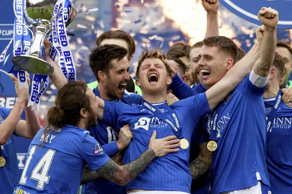 From zero to hero, Liam Craig celebrates winning the League Cup with St Johnstone