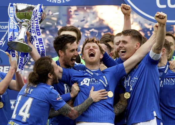 From zero to hero, Liam Craig celebrates winning the League Cup with St Johnstone