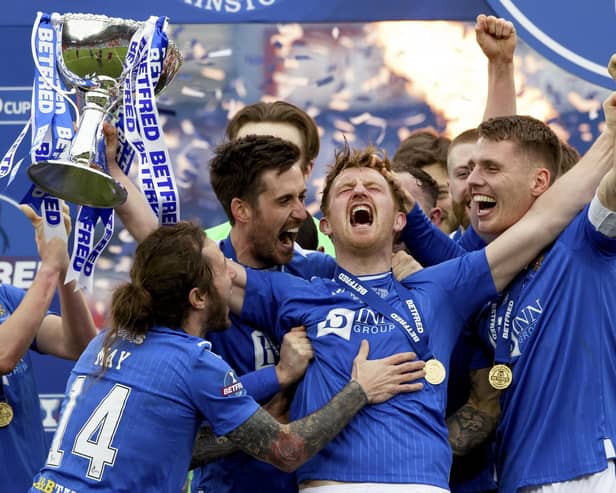 From zero to hero, Liam Craig celebrates winning the League Cup with St Johnstone