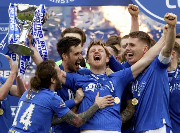 From zero to hero, Liam Craig celebrates winning the League Cup with St Johnstone