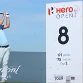 David Law in action during a practice day at the Hero Open at Fairmont St Andrews. Picture: Andrew Redington/Getty Images.