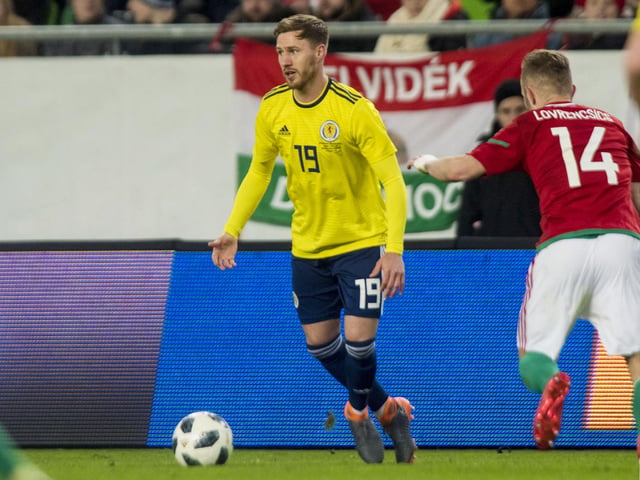 The 33-year-old is currently playing for Lech Poznan in Poland and has been a consistent performer for the likes of Leeds United and Blackburn Rover, but has only made one international appearance coming on as a substitute for Andrew Robertson in a 1–0 win against Hungary in 2018.