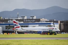 PIC LISA FERGUSON  03/10/2023



Edinburgh Airport , Aeroplane, Planes, runway



Briyish Airways, EasyJet, Ryanair, Delta 

airlines