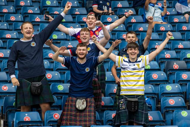 A new generation of Scotland fans were able to watch their men's team play at a major finals for the first time.